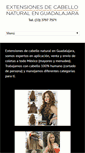 Mobile Screenshot of extensionesdecabellonaturalenguadalajara.com